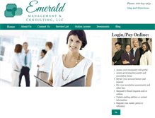Tablet Screenshot of emerald-mc.com